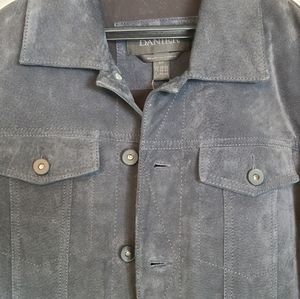 Danier blue suede jacket